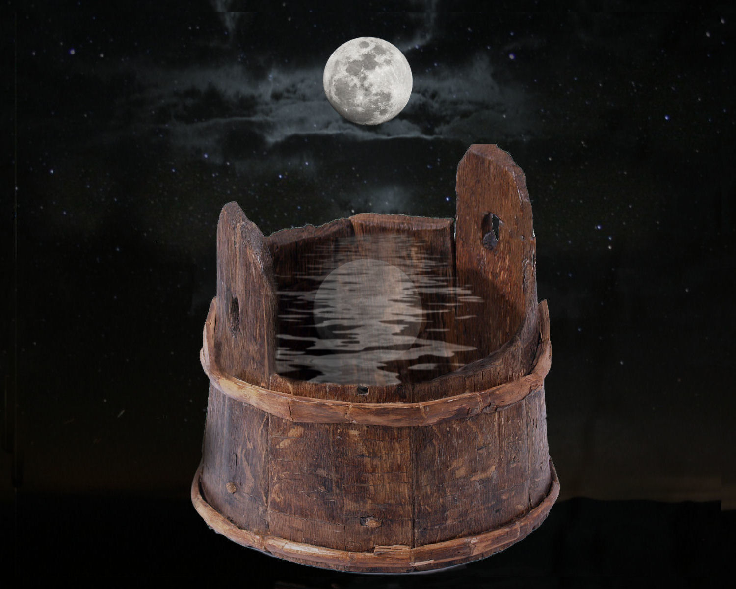 Moon in Bucket